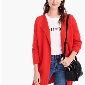J. Crew 365 Juliette Collarless Cardigan Sweater S